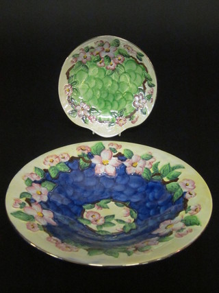 A Malingware circular bowl, base marked 69642 7" together  with a do. bowl the base marked 6566 10 1/2"