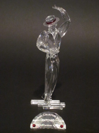 A Swarovski Crystal 2003 Magic of Dance Antonio complete  with plaque