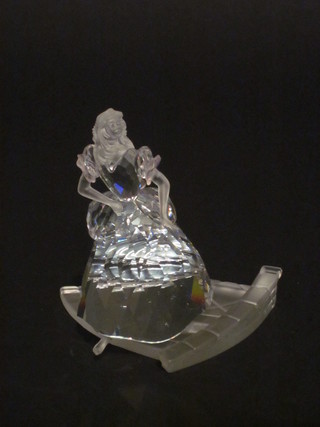 A Swarovski crystal figure of Cinderella 4"