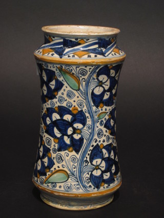 An Arborello style waisted vase 9"