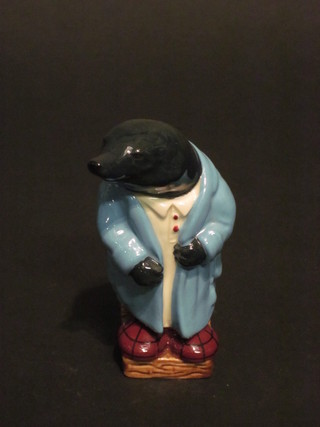 A Wade Mole of Wind In The Willows figure, boxed