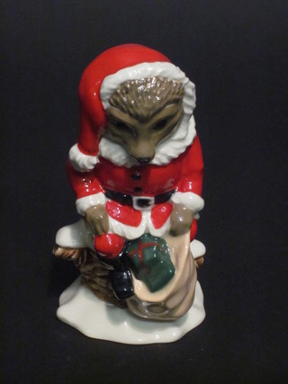 A Wade Santa Hedgehog In The Forest Deep figure, boxed