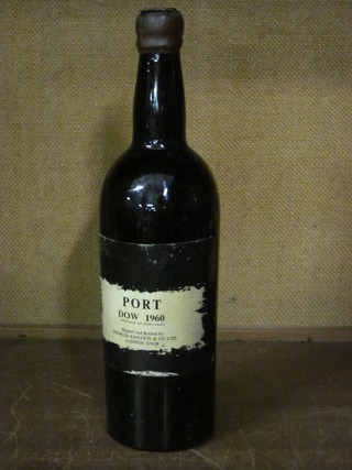 A bottle of Dows 1960 vintage port