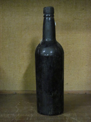 A bottle of 1890 unlabelled vintage port, possibly Taylors