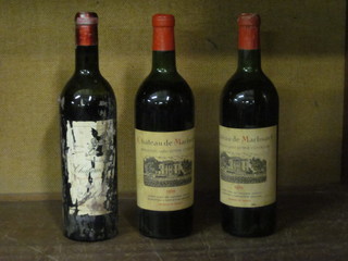 2 bottles of 1959 Chateau Haut Marbuzet St Estephe