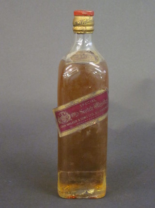 A bottle of Johnnie Walker Red Label Special Old Scotts Whisky