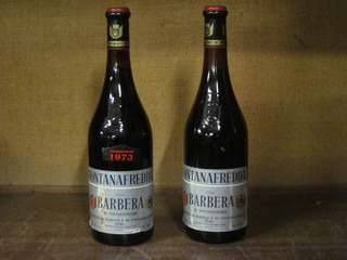 2 bottles of 1973 Fontafredda Barbera