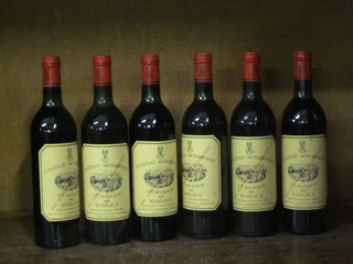 6 bottles of 1982 Chateau Monbrison Margaux