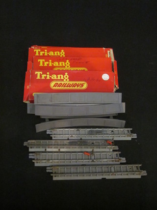 A small quantity of Triang rails