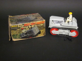 A Lincoln battery operated heavy duty tractor, boxed