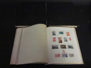 3 European albums of stamps