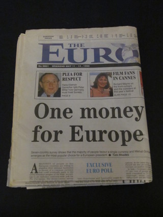 The first edition of The European Newspaper May 11th/13th  1990