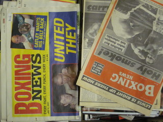Various editions of Boxing News