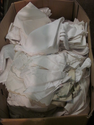 A collection of various linens