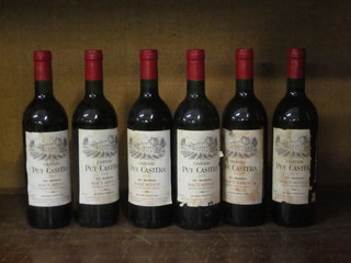 6 bottles of 1978 Puy Castera
