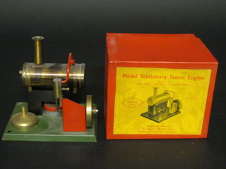 A Mamod stationary steam engine, boxed