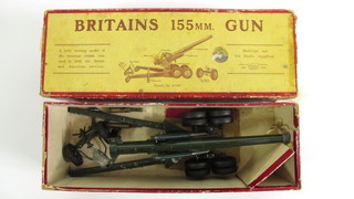 A Britons 155mm field gun, boxed