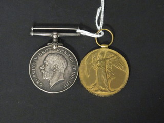 A pair British War medal and Victory medal to G-8382 Pte. A A Stevenson The Queens Regt.