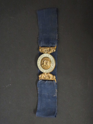 A Victorian Royal Marine Light Infantry belt buckle