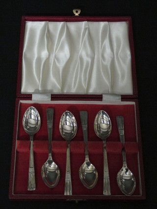 A set of 6 silver coffee spoons, Sheffield 1963 2 ozs