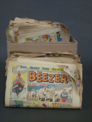 A collection of various Beazer comics mostly from the 1960's