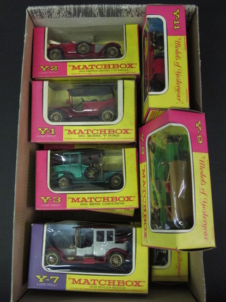 12 various Matchbox models of Yesteryear