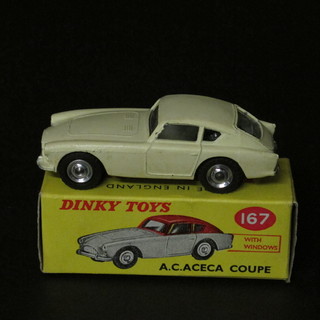 A Dinky AC Aceca Coupe, no. 167, boxed  ILLUSTRATED