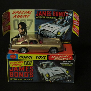 A Corgi James Bond 007 Aston Martin DB5 no.261, boxed   ILLUSTRATED