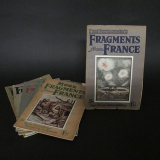 Various editions of Bairnsfather - Fragments From France, More Fragments From France No. 2, Still More Fragments From  France No. 3, 4, 6 and 7