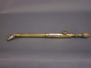 A brass Abol no.4 garden syringe