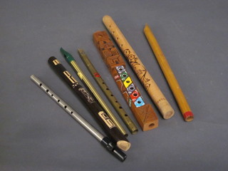 A collection of various recorders