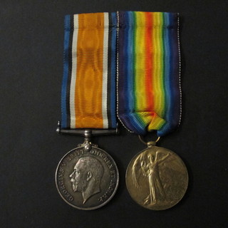 A pair British War medal and Victory medal to M-338065 Pte. C  L Beale Army Service Corps