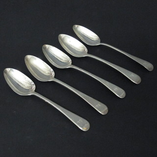 A set of 6 Victorian Old English pattern teaspoons Newcastle, 2 1/2 ozs