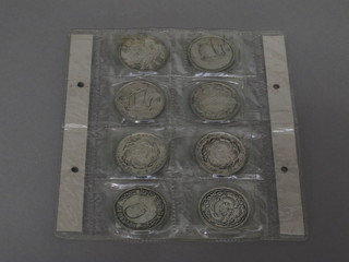 16 various Eastern "silver" coins