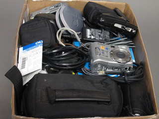 A quantity of various cameras