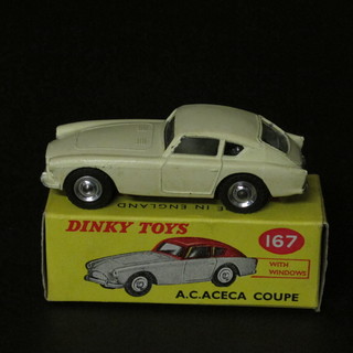 A Dinky AC Aceca Coupe, no. 167, boxed