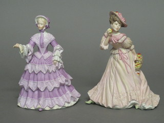 2 Wedgwood figures - The Great Exhibition and Harriet, 7"