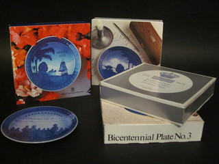 5 various Royal Copenhagen Bi-Centenary plates 1975-1979