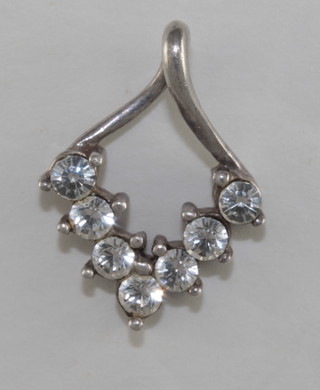 A pendant set diamonds