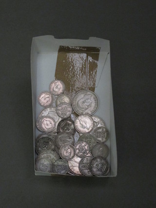 A quantity of various George VI silver coinage