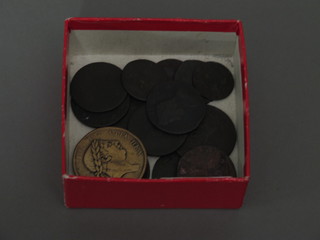 A collection of Georgian and later copper coins