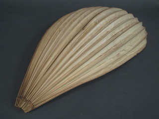 An Eastern sun shade formed from a leaf