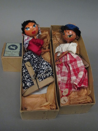 2 Pelham puppets boxed