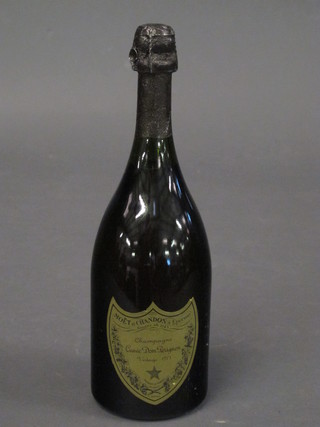 A bottle of 1971 Moet Chandon Dom Perignon champagne