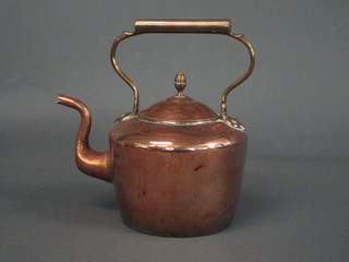 A 19th Century copper kettle 7"