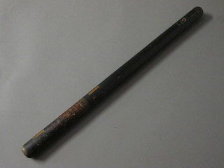 A Victorian Wand of Office with crown marked VRCH, 24"