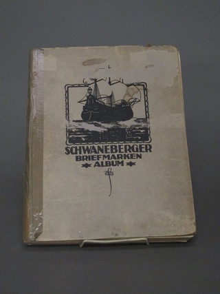 A Schwaneberger album of various European stamps