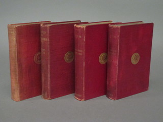 Rudyard Kipling "Kim", 2 volumes 1901, together with "Actions  and Reactions 1909" and "Traffics and Discoveries 1909"
