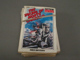 6 Corgi Carousel first editions of Mike Brogan Action Man  paperback books