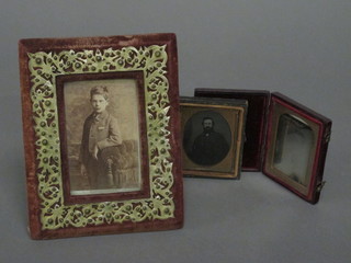 2 early daguerreotype and 2 early photographs